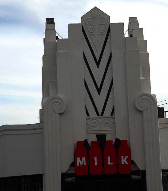 Art Deco Dairy, Beverly Boulevard at Poinsettia Place, West Los Angeles