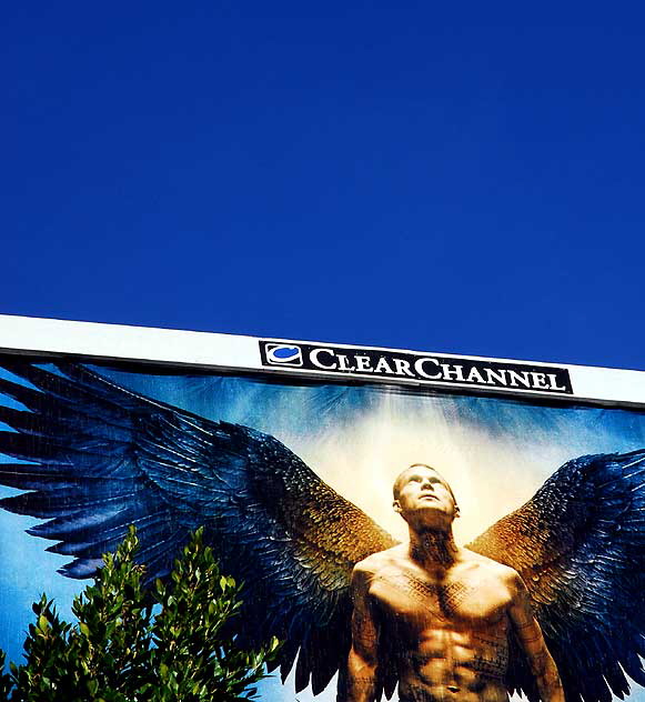 Angel billboard, La Brea at Hollywood Boulevard 