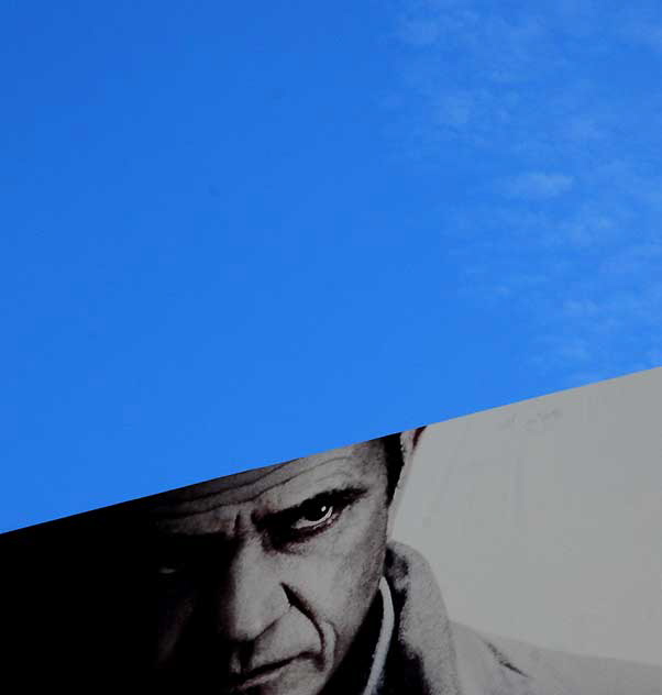 Mel Gibson billboard, La Brea at Hollywood Boulevard 