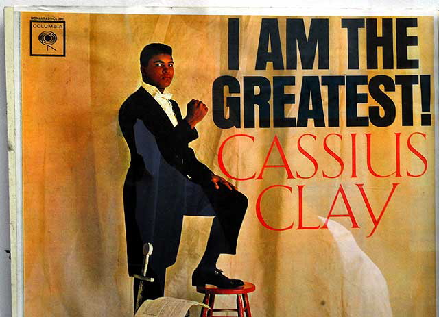 Rare album for sale at Hollywood record store - Cassius Clay, I Am the Greatest