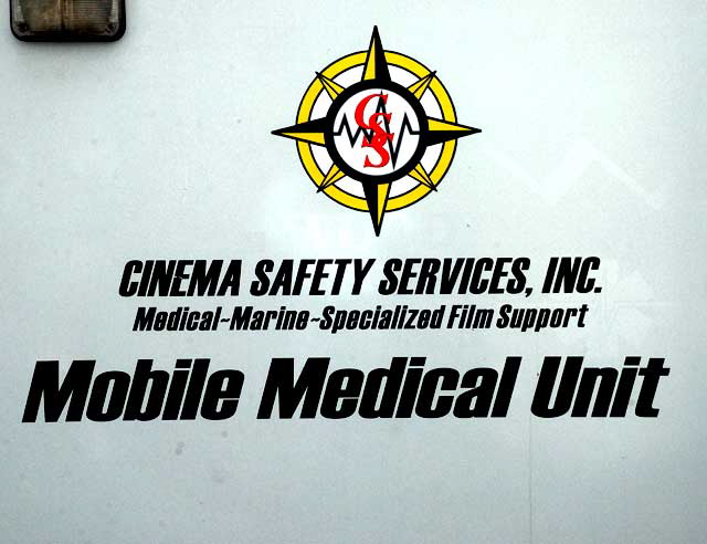 Cinema Medical Van at the El Capitan Theater on Hollywood Boulevard, Friday, January 8, 2010