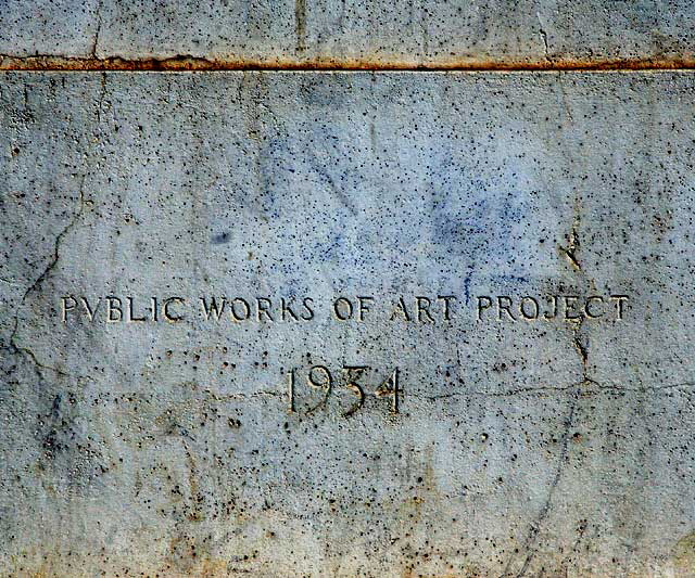 Saint Monica, 1934, Public Works of Art Project, Wilshire and Ocean Avenue, Santa Monica