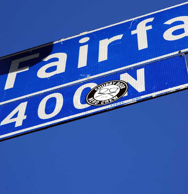 Fairfax Avenue Sign