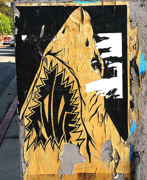 Shark, Utility Box, Fairfax at Rosewood in the Fairfax District, Los Angeles