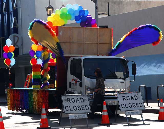 MTV filming an episode of "Warren the Ape" in front of the Ivar Theater in Hollywood on Thursday, January 14, 2010