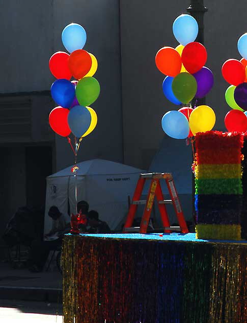 MTV filming an episode of "Warren the Ape" in front of the Ivar Theater in Hollywood on Thursday, January 14, 2010