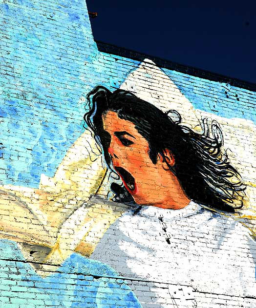 Hector Ponce Michael Jackson mural, North Cahuenga Boulevard, Hollywood