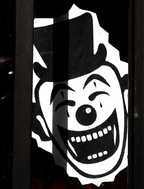 Clown Sticker, Hollywood Boulevard