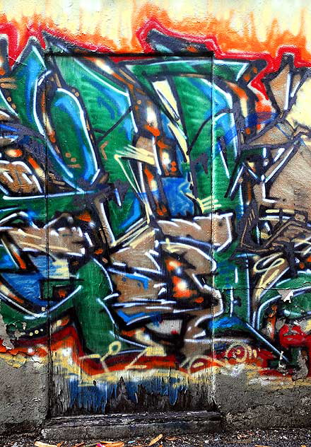 Graffiti Door, alley behind Melrose Avenue