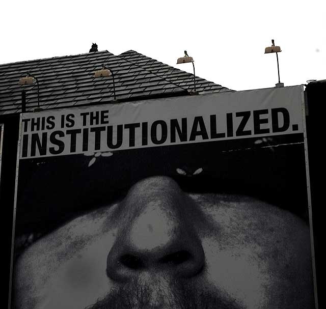 Vans poster at the Roxy on the Sunset Strip - Institutionalized 