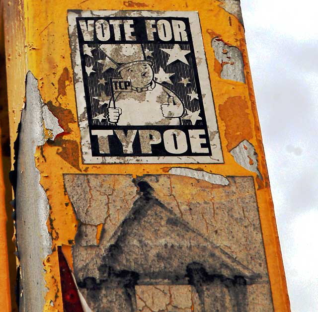 "Typoe" sticker