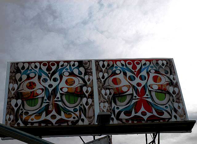 "Eyes" billboard, La Brea and First, south of Hollywood