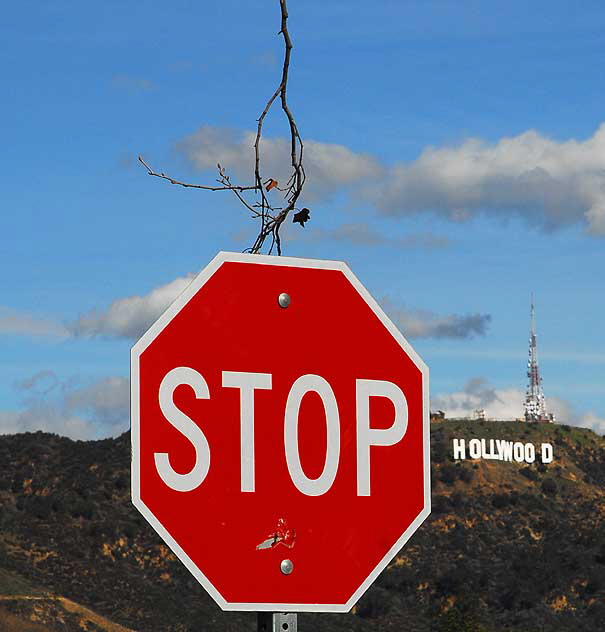 Stop Hollywood - View from Mulholland Drive