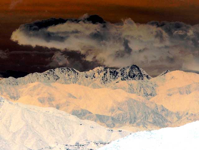 View from Mulholland Drive - Negative Print 