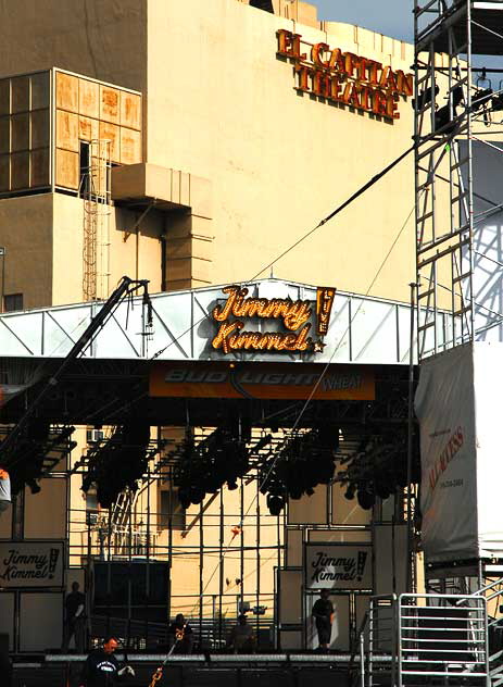 Jimmy Kimmel Live stage, Hollywood