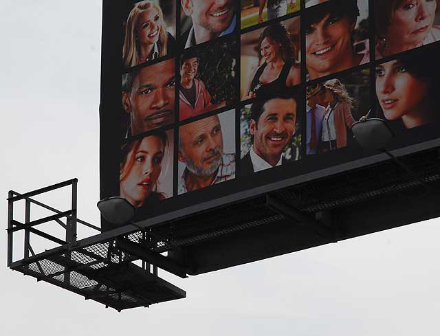 Billboard for the movie Valentine's Day, northeast corner of La Brea and Fountain