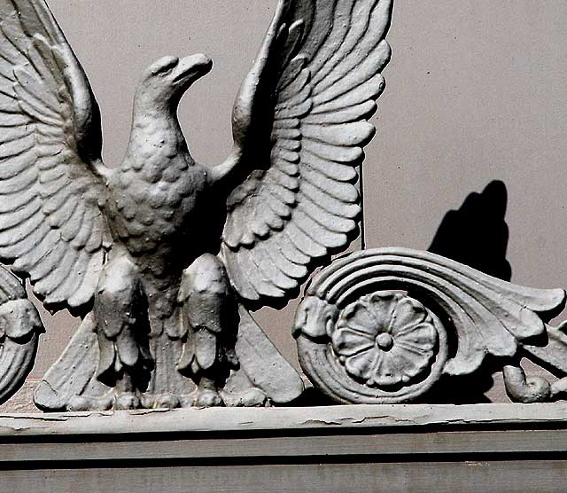 Detail of former bank at 5701 Hollywood Boulevard, East Hollywood