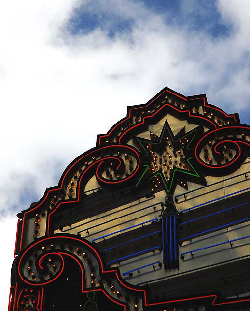 Marquee at the El Capitan Theater on Hollywood Boulevard