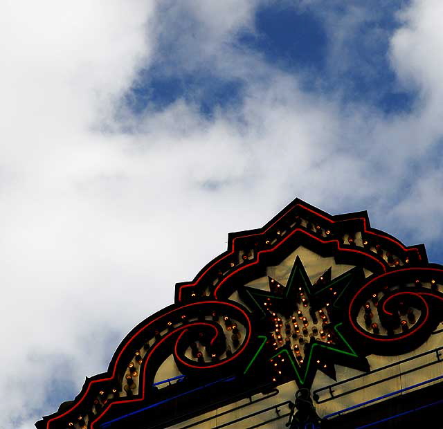 Marquee at the El Capitan Theater on Hollywood Boulevard