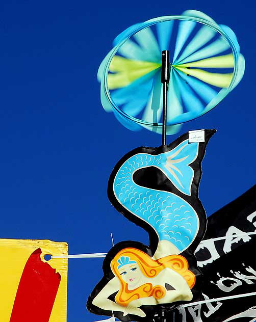 Mermaid wind toy, Venice Beach