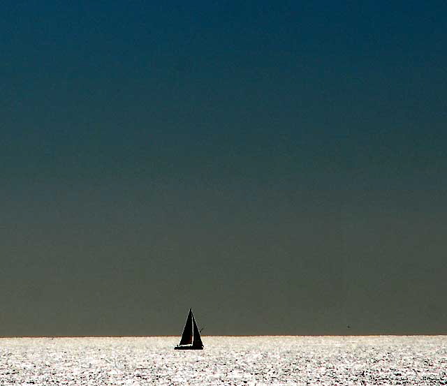 Sailboat, Venice Beach, Wednesday, February 10, 2010