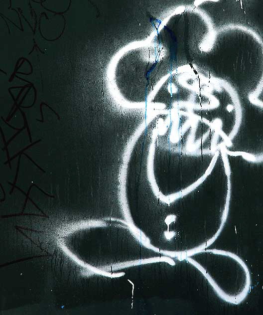 Graffiti Man, Playa Del Rey, Tuesday, February 16, 2010