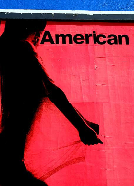 American Apparel poster, La Brea at Melrose