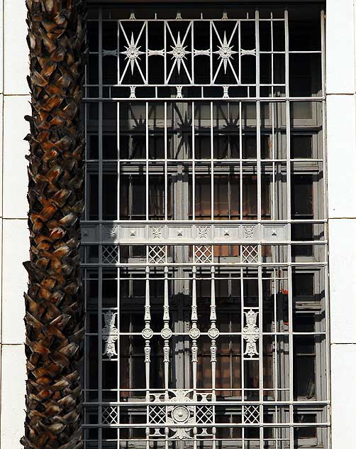 Window at the Hollywood Post Office on Wilcox