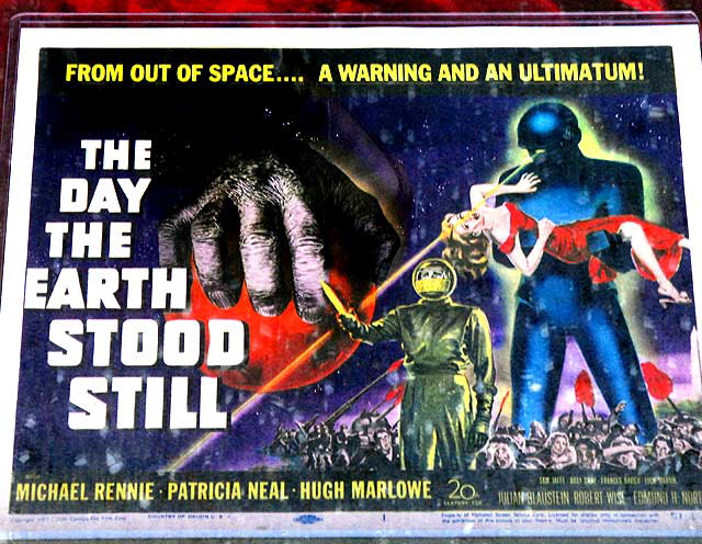 Original poster for "The Day the Earth Stood Still" (1953) - Larry Edmunds, Hollywood Boulevard