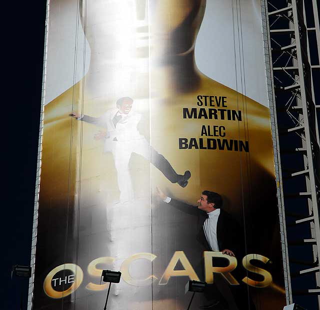 Oscar Time in Hollywood, Monday, February 22, 2010 - billboard at Hollywood and Highland