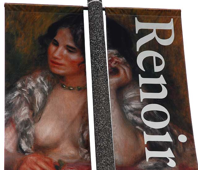 Renoir banner, Melrose Avenue