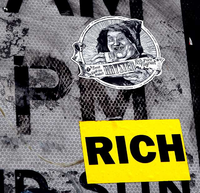 Rich - street sign, Melrose Avenue