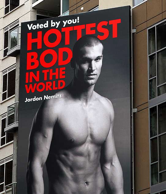 Hot Bod billboard, W Hotel at Hollywood and Vine
