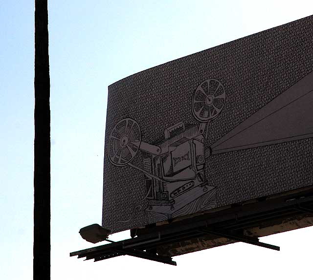 The End, Jennifer Bornstein, art billboard on Sunset Boulevard at Vista, part of "How Many Billboards: Art In Stead" - a large-scale urban art show by the MAK Center for Art and Architecture at the Schindler House - photographed on Thursday, February 25, 2010 The End, Jennifer Bornstein, art billboard on Sunset Boulevard at Vista, part of "How Many Billboards: Art In Stead" - a large-scale urban art show by the MAK Center for Art and Architecture at the Schindler House - photographed on Thursday, February 25, 2010
