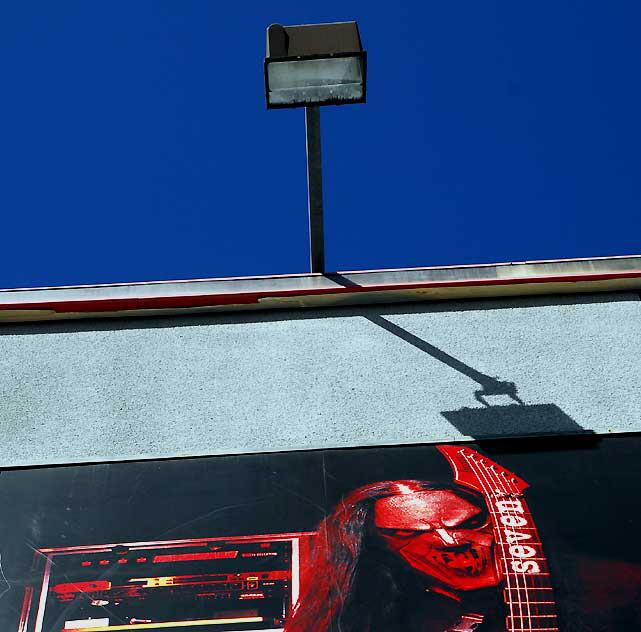 Wall photograph, Guitar Center, 7425 West Sunset Boulevard, Hollywood 