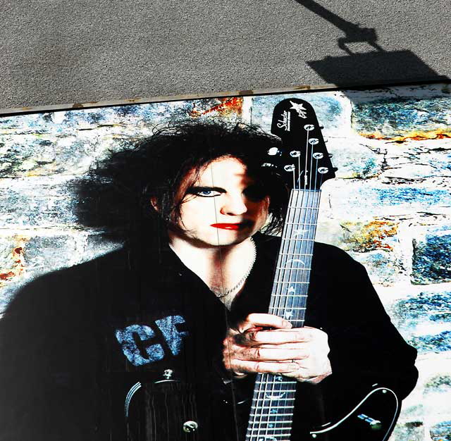 Wall photograph, Guitar Center, 7425 West Sunset Boulevard, Hollywood 