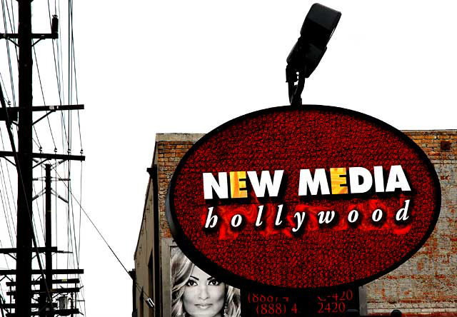 New Media Hollywood, Santa Monica Boulevard east of Vine Street, Hollywood New Media Hollywood, Santa Monica Boulevard east of Vine Street, Hollywood