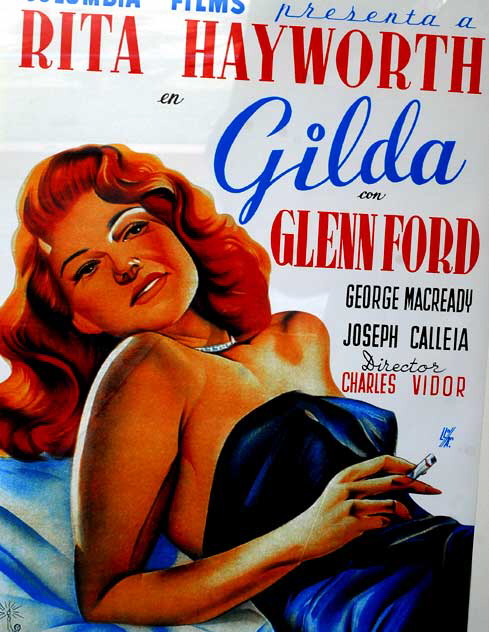 Gilda poster in the window of Larry Edmunds Books and Memorabilia, Hollywood Boulevard