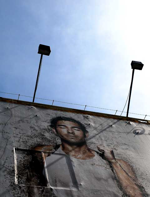 "Confusion" - supergraphic advertising a new antidepressant, next to the El Capitan Theater on Hollywood Boulevard 