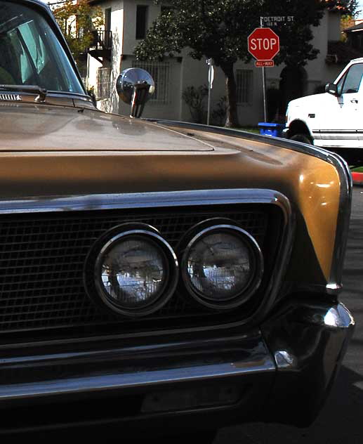 1964 Chrysler Crown Imperial parked at Detroit and First, south of Hollywood