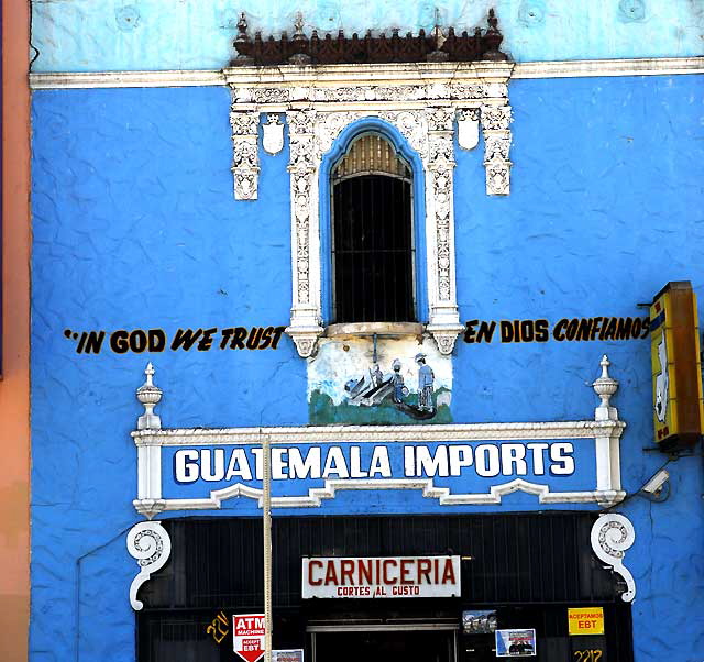 Guatemala Imports, facing MacArthur Park, Los Angeles 