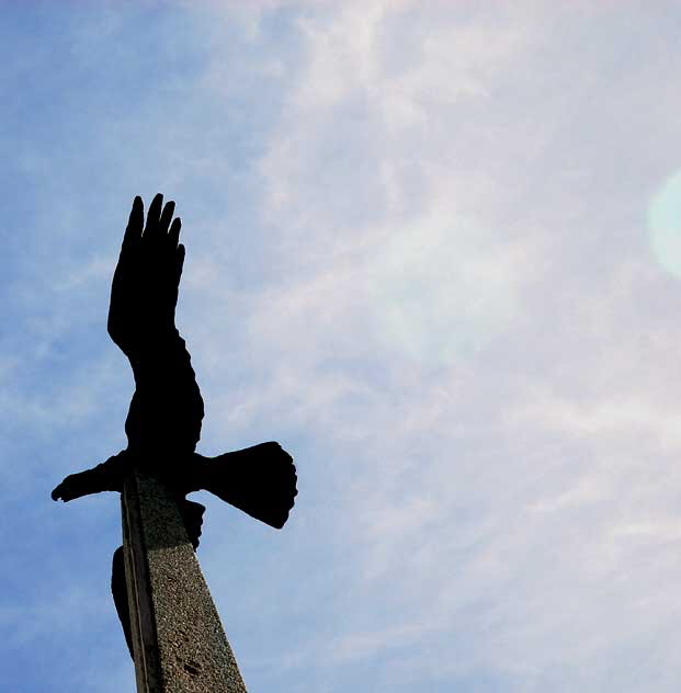 Memorial to the 1956 Hungarian Uprising at MacArthur Park, Los Angeles 