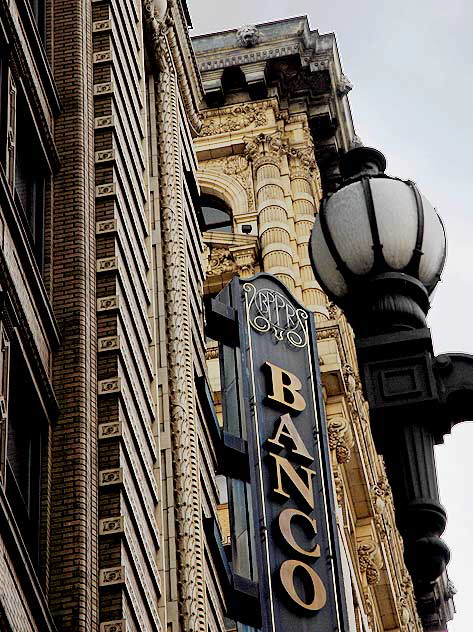 The Hellman Building, housing the Banco Popular - 1902, Alfred F. Rosenheim - 354 South Spring Street, Los Angeles 