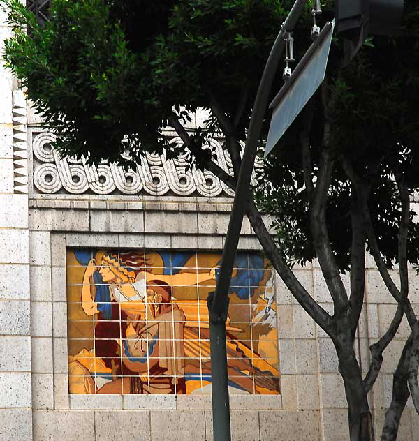 Mural at the Los Angeles Design Center on Spring Street