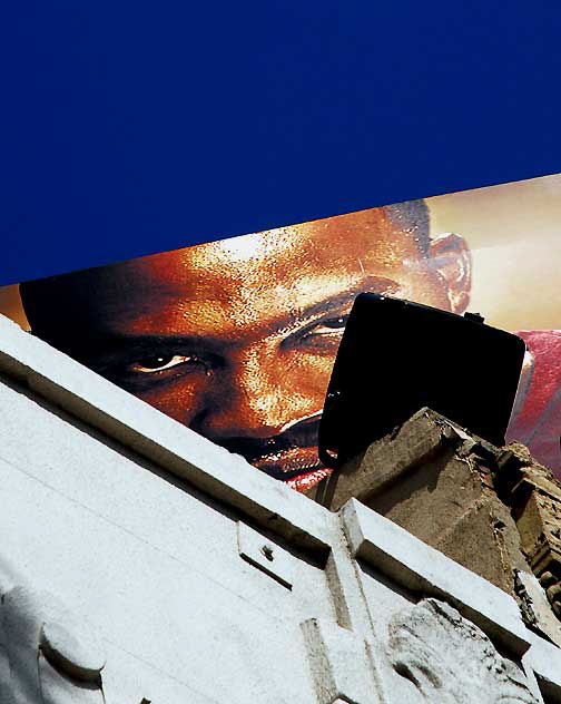 Billboard over Hollywood Boulevard - Eyes