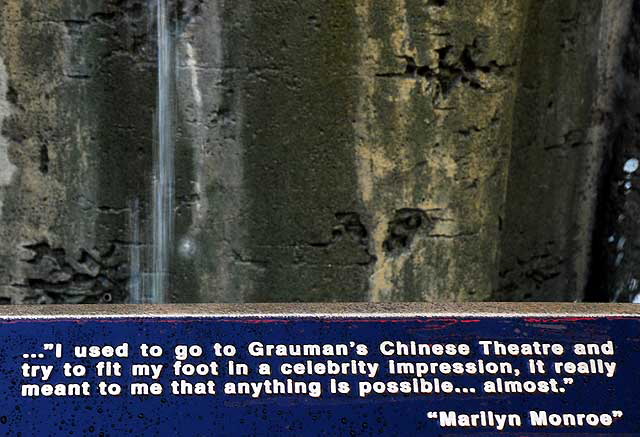 Fountain at Grauman's Chinese Theater, Hollywood Boulevard