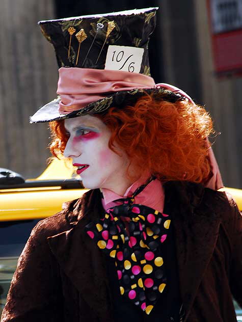 Mad Hatter impersonator, Hollywood Boulevard