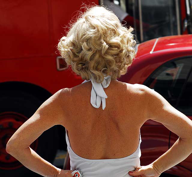 Marilyn Monroe impersonator, Hollywood Boulevard