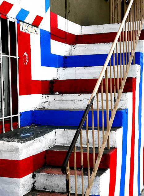 Barbershop Stairs, Echo Park and Montana