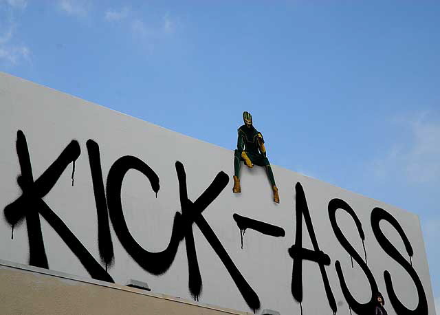 "Kick Ass" billboard, Melrose Avenue